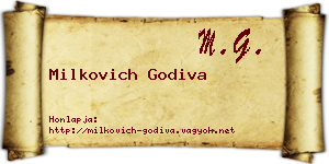 Milkovich Godiva névjegykártya